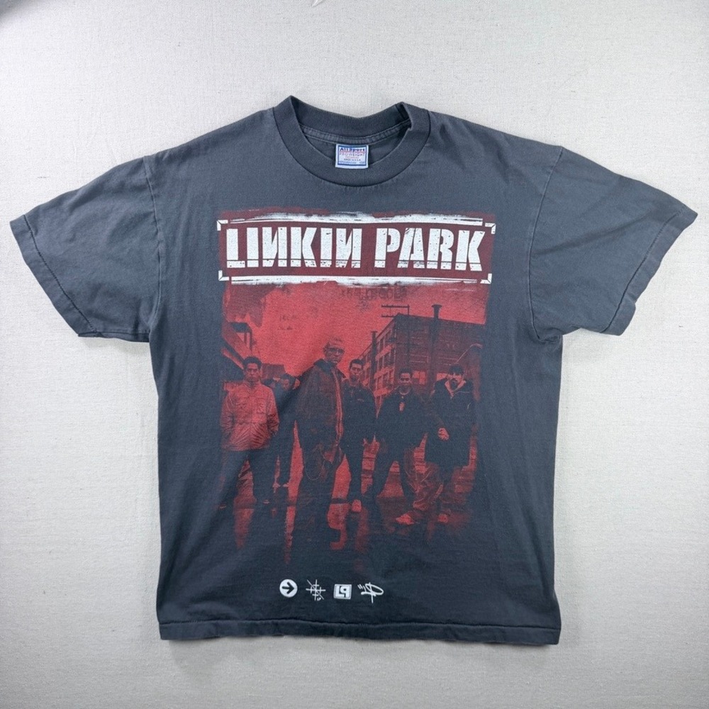 Vintage Linkin Park Hybrid Theory AllSport XL Single Stitch Chester Bennington T